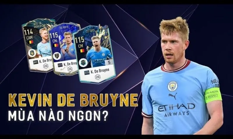 Chỉ số tổng quát của Kevin De Bruyne trong FIFA Online 4