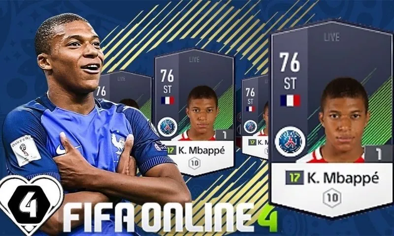 Chỉ số tổng quát của Kylian Mbappe trong FIFA Online 4