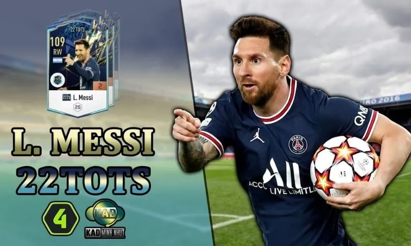 Chỉ số tổng quát của Lionel Messi trong FIFA Online 4