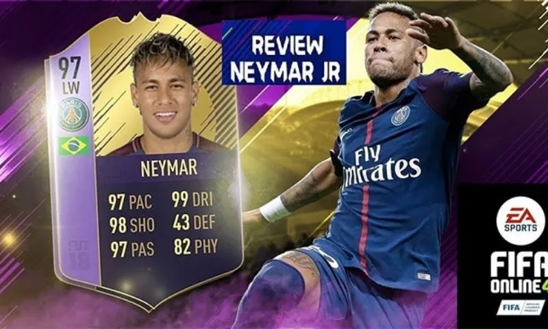 Chỉ số tổng quát của Neymar Jr trong FIFA Online 4