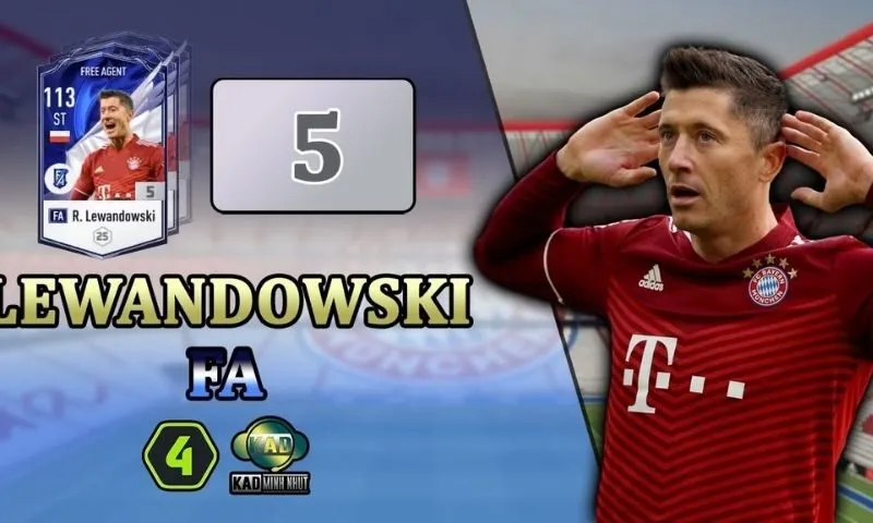 Chỉ số tổng quát của Robert Lewandowski trong FIFA Online 4