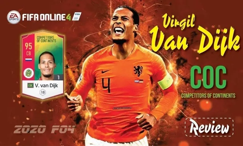 Chỉ số tổng quát của Virgil van Dijk trong FIFA Online 4