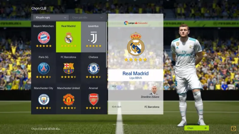 Tính năng mới FIFA Online 4